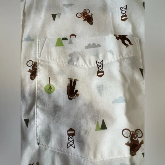 Eddie Bauer Boys Yeti Print Shirt NWT - Picture 4 of 6